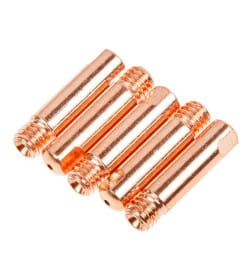 Наконечник контактный 1.0 мм M6х25 мм E-Cu-Al (набор 5 шт.) SOLARIS WA-3506