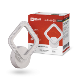 Светильник светодиодный ELEGANT ARIS-W-BG 15Вт 230В 3000-6500K 1050Лм STEP COLOR белый IN HOME 4690612043135