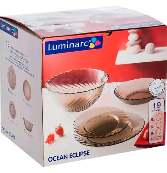 Столовый набор "Ocean Eclipse" (19пр.) Н0329 L5108 (23530) 