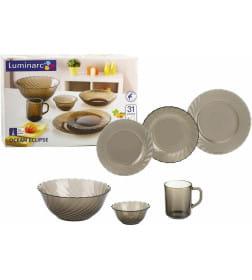 Столовый набор "Ocean Eclipse" (30+1пр.) Н0249 (G4175) L5109