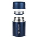 Термос для еды 700 мл широкое горлышко (темно-синий) Relaxika 301