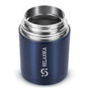 Термос для еды 700 мл широкое горлышко (темно-синий) Relaxika 301