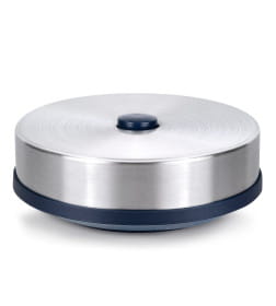 Термос для еды 700 мл широкое горлышко (темно-синий) Relaxika 301