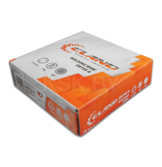 Проволока сварочная ER70S-6 0,8 мм (5 кг) ELAND ER70S6EL085 (ER70S6EL085) 