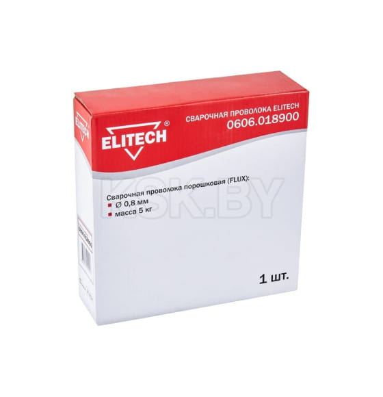 Проволока сварочная порошковая 0,8 мм FLUX (5 кг) ELITECH 200593 (200593) 