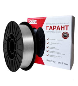 Проволока сварочная полированная Св-08Г2С-П 0,8 мм (5 кг) OLIVER ГАРАНТ