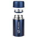 Термос для еды 1 л широкое горлышко (темно-синий) Relaxika 301