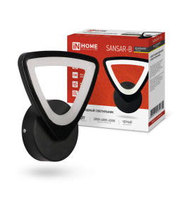 Светильник светодиодный ELEGANT SANSAR-B 15Вт 230В 3000-6500K 1050Лм STEP COLOR черный IN HOME 4690612043203