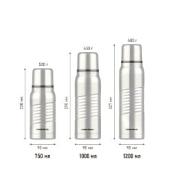 Термос БИОСТАЛЬ-ЭКСТРИМ BST-M 1.0 л (матовый)