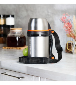 Термос БИОСТАЛЬ-СПОРТ NGP-Z 1.0 л универсальный с ручкой и ситечком