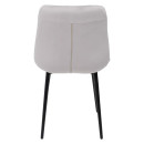 Стул AV 405, светло-серый бархат Н-09/черный (105375) 