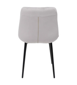 Стул AV 405, светло-серый бархат Н-09/черный