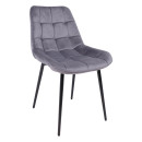 Стул AV 405, темно-серый бархат H-15/черный (106084) 