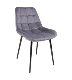 Стул AV 405, темно-серый бархат H-15/черный