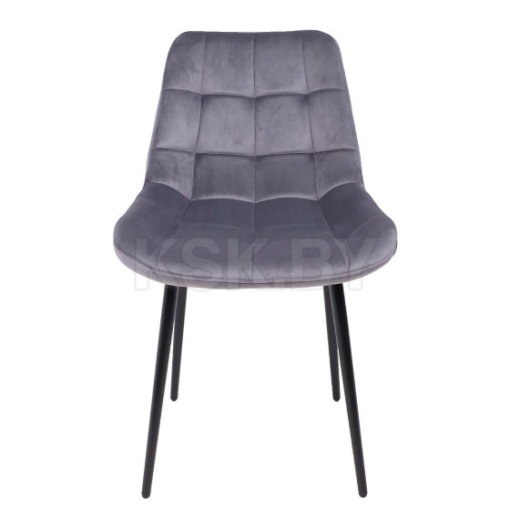 Стул AV 405, темно-серый бархат H-15/черный (106084) 