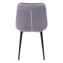 Стул AV 405, темно-серый бархат H-15/черный (106084) 