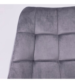 Стул AV 405, темно-серый бархат H-15/черный