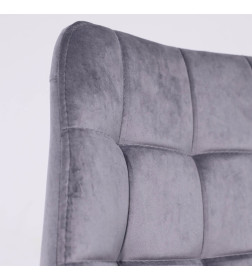 Стул AV 405, темно-серый бархат H-15/черный