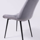 Стул AV 405, темно-серый бархат H-15/черный (106084) 