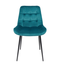 Стул AV 405, темно-бирюзовый бархат Н-56/черный