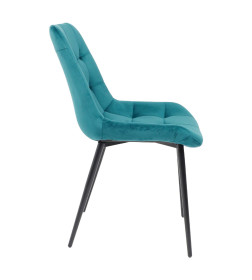 Стул AV 405, темно-бирюзовый бархат Н-56/черный
