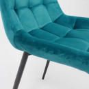 Стул AV 405, темно-бирюзовый бархат Н-56/черный (105373) 