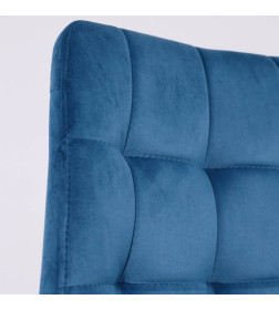 Стул AV 405, синий бархат H-58/черный