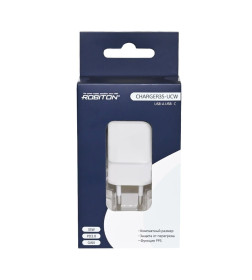 Блок питания GAN 35Вт 3000мА USB/Type C ROBITON CHARGER35-UCW БЛ19417