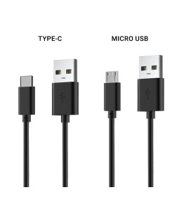 Внешний аккумулятор универсальный Type-C 24000мАч ROBITON POWER BANK LP-24-Solar БЛ15205