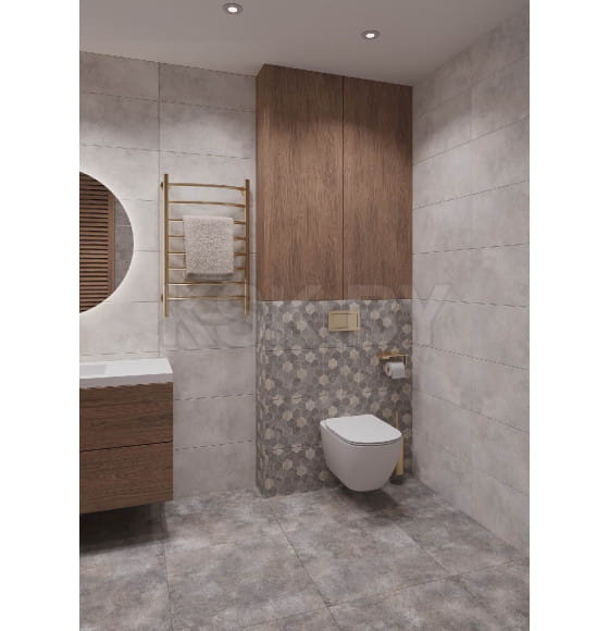 Плитка Beryoza Ceramica декор Cornion дымчатый 300х600х9 мм (Березакер.) 