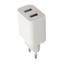 Сетевое зарядное устройство 2USB 2.4A 12W (белый) GoPower GP2U 00-00018570 (00-00018570) 