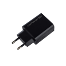 Сетевое зарядное устройство 1USB+1Type-C 20W QC3.0 (черный) GoPower GPQC08 00-00030975 (00-00030975) 