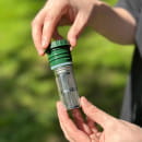 Термос БИОСТАЛЬ-ОХОТА NBR-Z-GT 1,0 л 2 чашки, ситечко (зеленый)