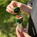 Термос БИОСТАЛЬ-ОХОТА NBR-Z-GT 1,0 л 2 чашки, ситечко (зеленый)