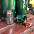 Термос БИОСТАЛЬ-ОХОТА NBR-Z-GT 1,0 л 2 чашки, ситечко (зеленый)