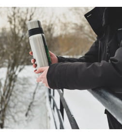 Термос БИОСТАЛЬ-ОХОТА NBR-Z 0,75 л 2 чашки, ситечко 