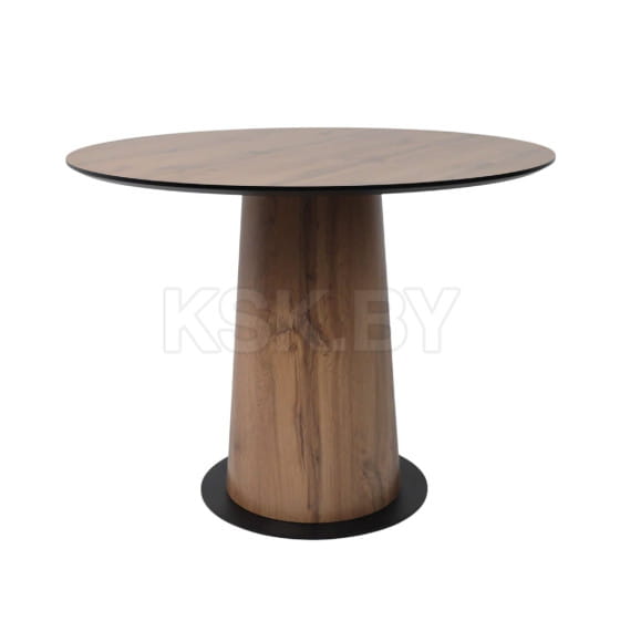 Стол AV 1317, HPL+МДФ, нераздвижной 1000 Дуб Вотан/черный (119654) 