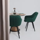 Стол AV 1317, HPL+МДФ, нераздвижной 1000 Дуб Вотан/черный (119654) 