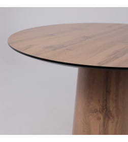 Стол AV 1317, HPL+МДФ, нераздвижной 1000 Дуб Вотан/черный