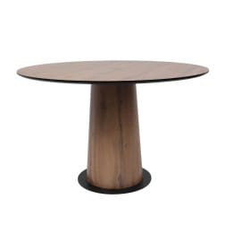 Стол AV 1317, HPL+МДФ, нераздвижной 1200 Дуб Вотан/черный