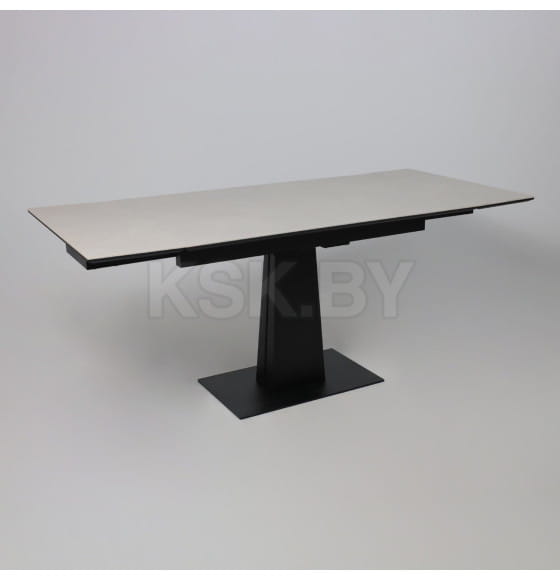 Стол AV 2119, МДФ+керамика, раздвижной 1200 (1800)*800 серый, матовый CARMEN LIDHT GREY/черный (119682) 