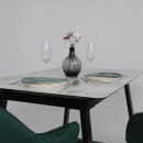 Стол AV 1208, HPL+МДФ,  раздвижной 1200 (1600)*800 Виктори натуральный/черный (119637) 