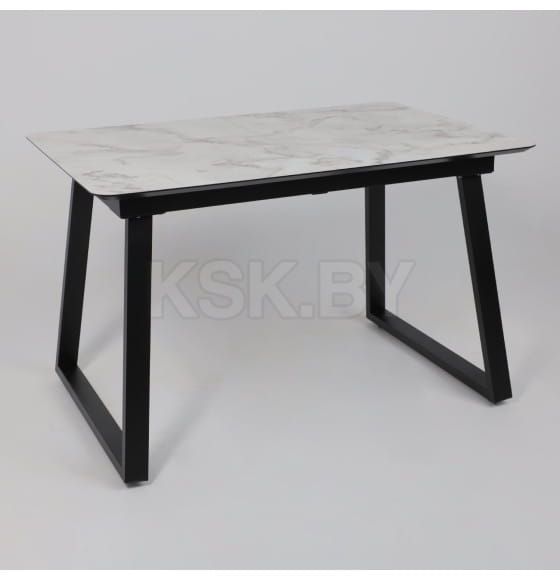 Стол AV 1208, HPL+МДФ,  раздвижной 1200 (1600)*800 Виктори натуральный/черный (119637) 