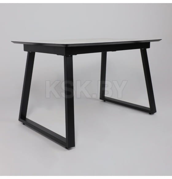 Стол AV 1208, HPL+МДФ,  раздвижной 1200 (1600)*800 Виктори натуральный/черный (119637) 