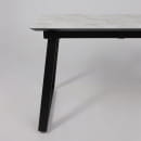 Стол AV 1208, HPL+МДФ,  раздвижной 1200 (1600)*800 Виктори натуральный/черный (119637) 