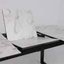 Стол AV 1208, HPL+МДФ,  раздвижной 1200 (1600)*800 Виктори натуральный/черный (119637) 