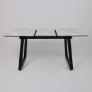 Стол AV 1208, HPL+МДФ,  раздвижной 1200 (1600)*800 Виктори натуральный/черный (119637) 