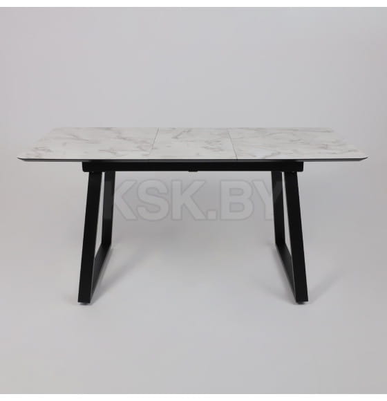 Стол AV 1208, HPL+МДФ,  раздвижной 1200 (1600)*800 Виктори натуральный/черный (119637) 