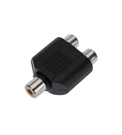 Переходник гнездо RCA - 2 гнезда RCA REXANT 14-0422