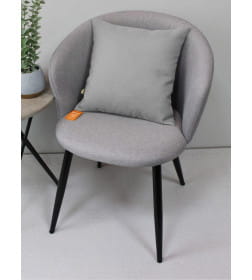 Наволочка декоративная 40x40 см, серый ФЬЮЖН MATEX 43-560